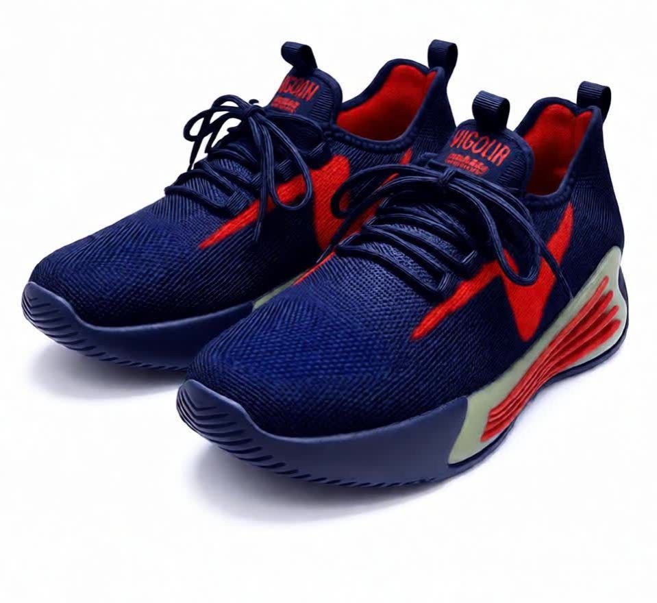 Men Lightweight Breathable Running Sneakers Mesh Sports Shoes Non Slip Casual Trainers Comfortable Athletic Gym Jogging Walking Shoes Fashion Sport Sneakers for Men Outdoor Fitness Training Everyday.