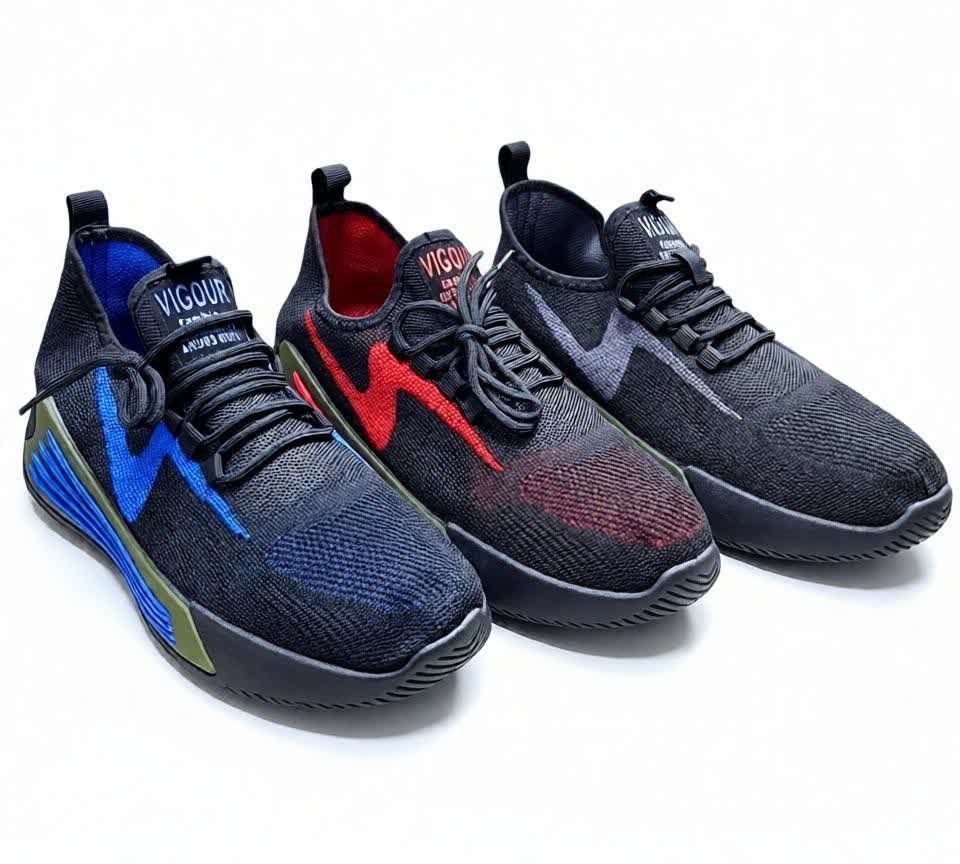 Men Lightweight Breathable Running Sneakers Mesh Sports Shoes Non Slip Casual Trainers Comfortable Athletic Gym Jogging Walking Shoes Fashion Sport Sneakers for Men Outdoor Fitness Training Everyday.