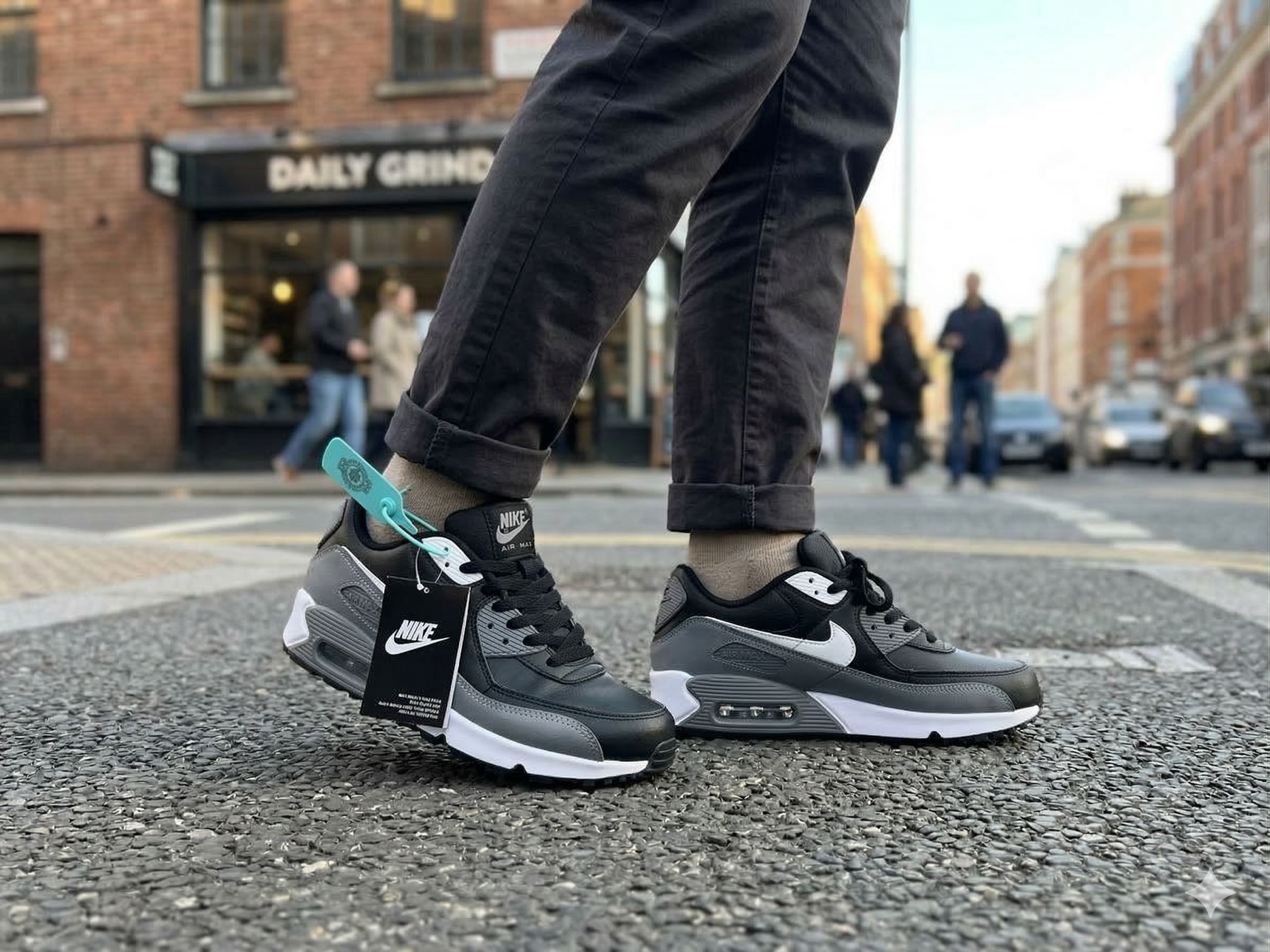 Nike Air Max Style Unisex Sports Running Sneakers for Men and Women Breathable Lightweight Lace-Up Athletic Walking Shoes with Air Cushion Sole, Anti-Slip Rubber Outsole,Comfortable Fashion Streetwear