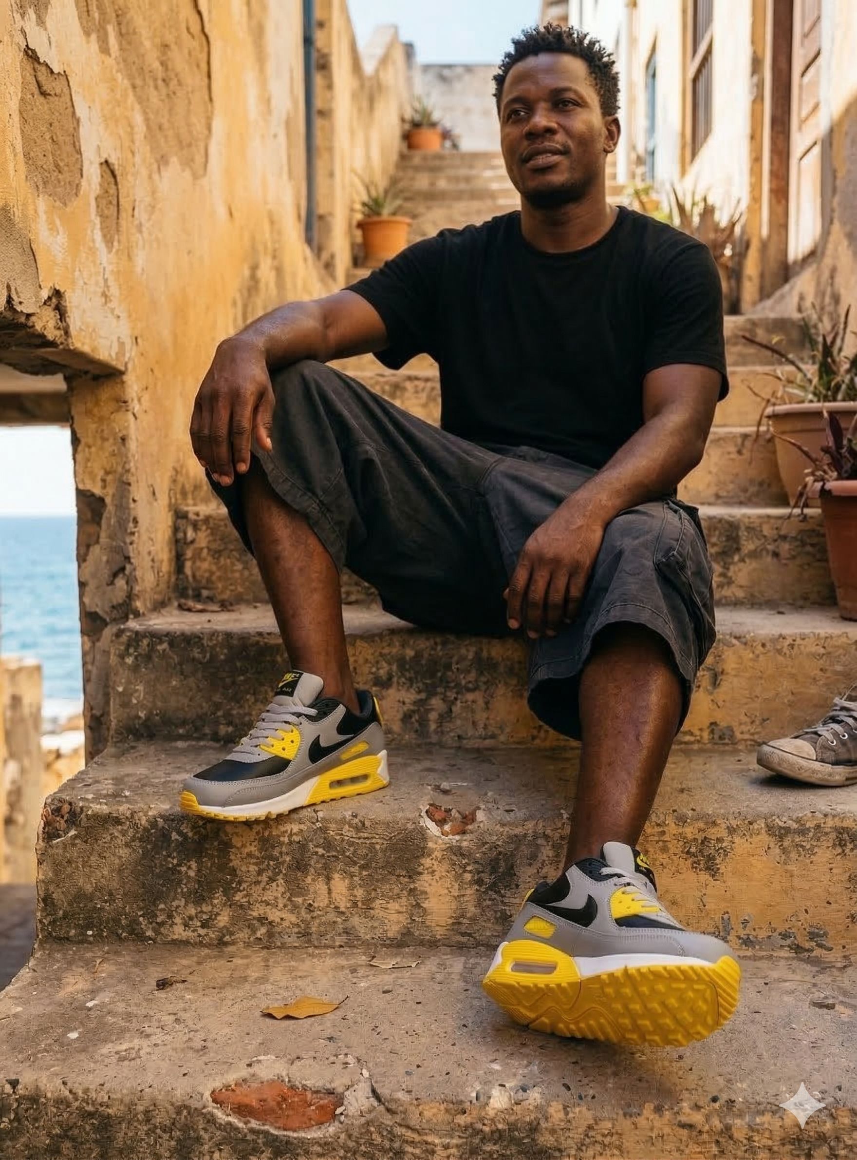 Nike Air Max Style Unisex Sports Running Sneakers for Men and Women Breathable Lightweight Lace-Up Athletic Walking Shoes with Air Cushion Sole, Anti-Slip Rubber Outsole,Comfortable Fashion Streetwear