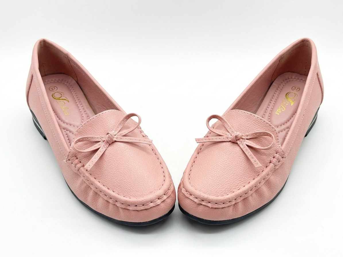 Women Casual Flat Loafers Slip-On Moccasin Shoes Soft Comfortable Lightweight Ladies Driving Shoes Breathable Everyday Footwear Office Work Walking Shoes available in Pink Grey Brown Black Size 37-42.