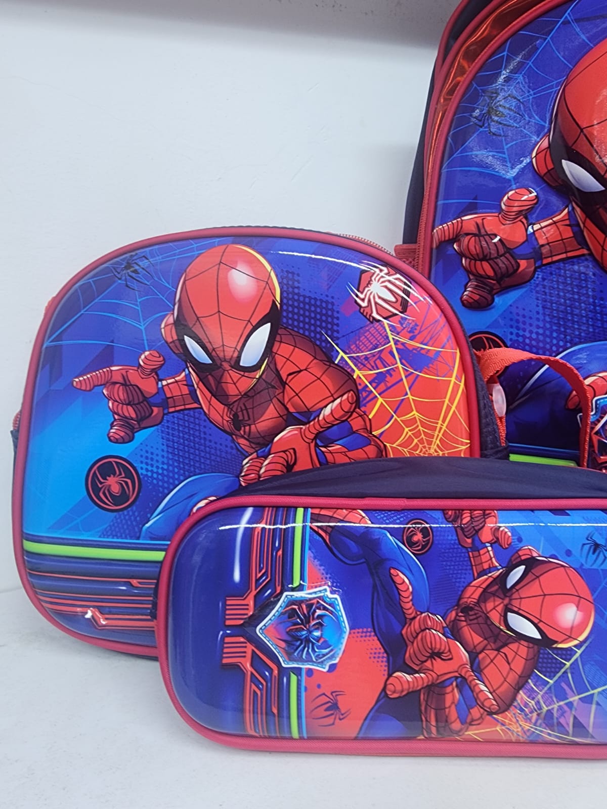 17 inch spiderman boys Backpack 3pcs(bag/lunch bag/pencil set)