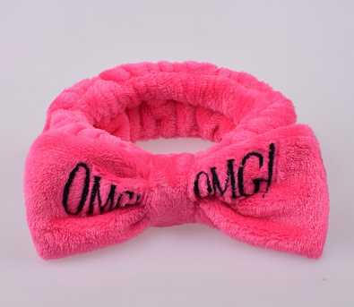 OMG HEADBAND/SPA/MAKE UP/HAIR BAND/HEAD BAND Navy FREE SIZE