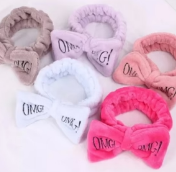 OMG HEADBAND/SPA/MAKE UP/HAIR BAND/HEAD BAND Navy FREE SIZE