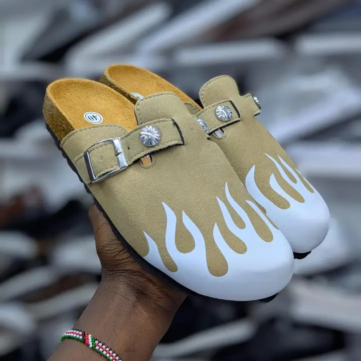 ✅  Flame Mules Unisex Suede Clogs – Men & Women Birken Sandals | Non-Slip Outdoor Sandals | Limited Stock