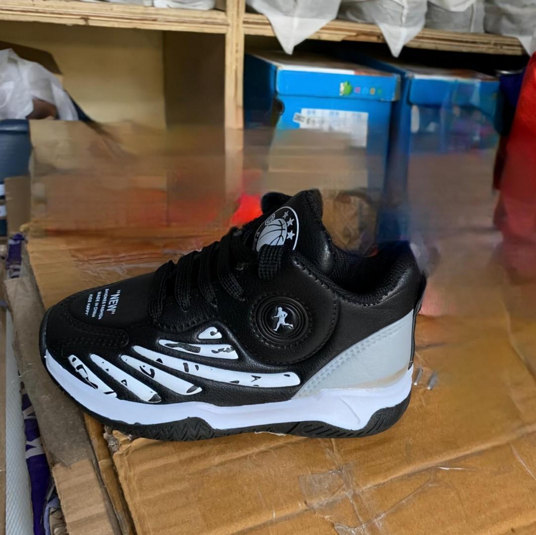 ✅ Kids Basketball Sneakers Boys Girls Shoes | Children Sports Running Shoes Anti-Slip High-Top Trainers  | Red Black Pink Yellow