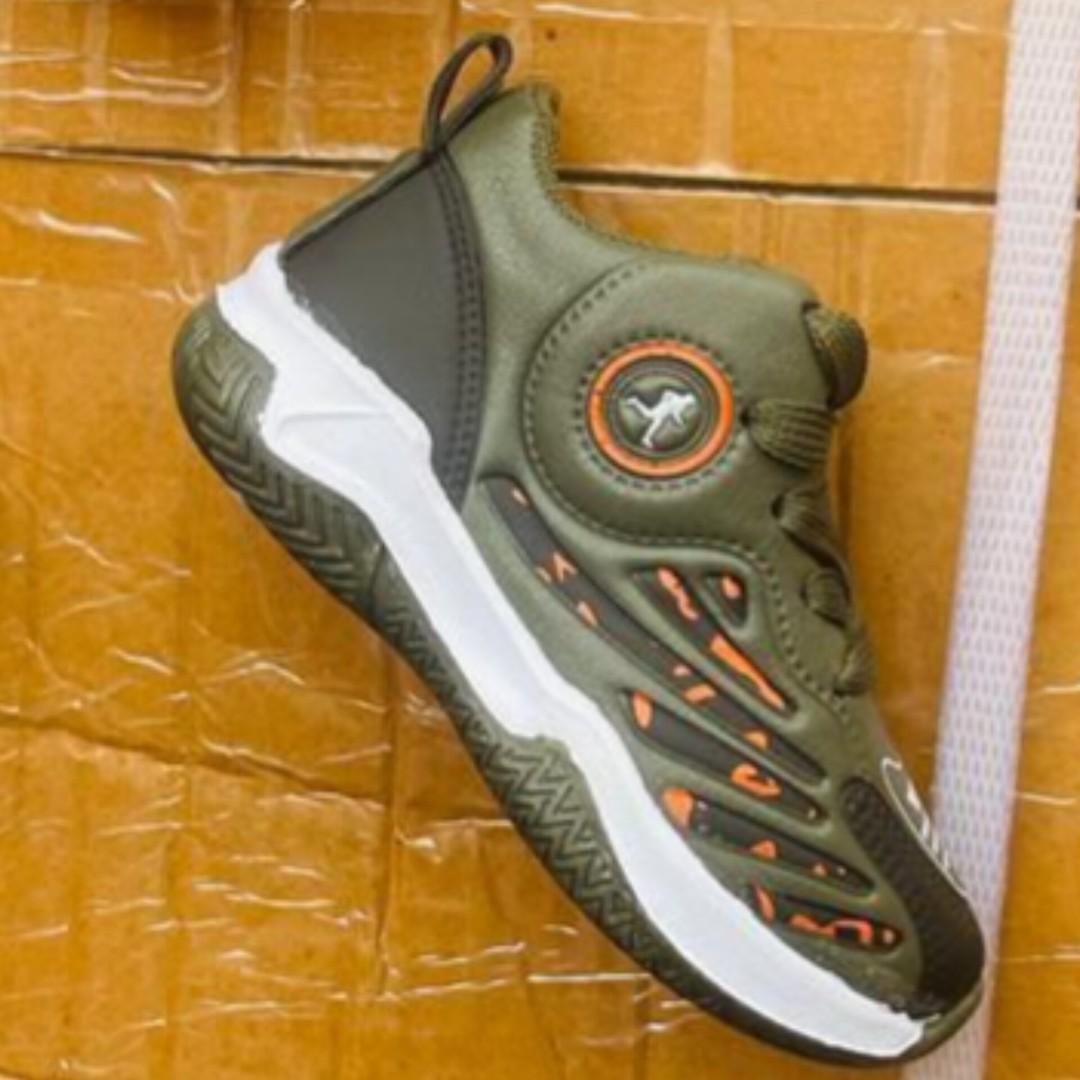 ✅ Kids Basketball Sneakers Boys Girls Shoes | Children Sports Running Shoes Anti-Slip High-Top Trainers  | Red Black Pink Yellow