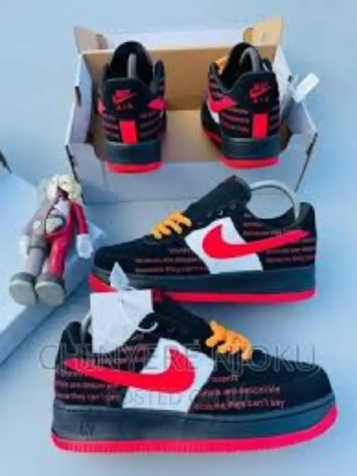 🔥LIMITED EDITION ✅ AIR FORCE 1 UNISEX SNEAKER SHOES HIGH QUALITY CASUAL SHOES BLACK RED BLUE @WHOLESALE PRICE