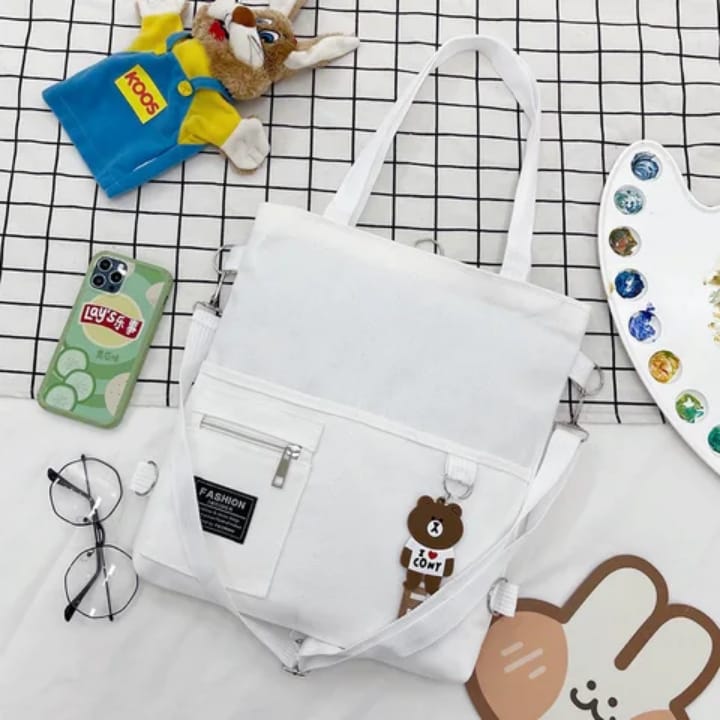 Trendy Canvas Tote Bag