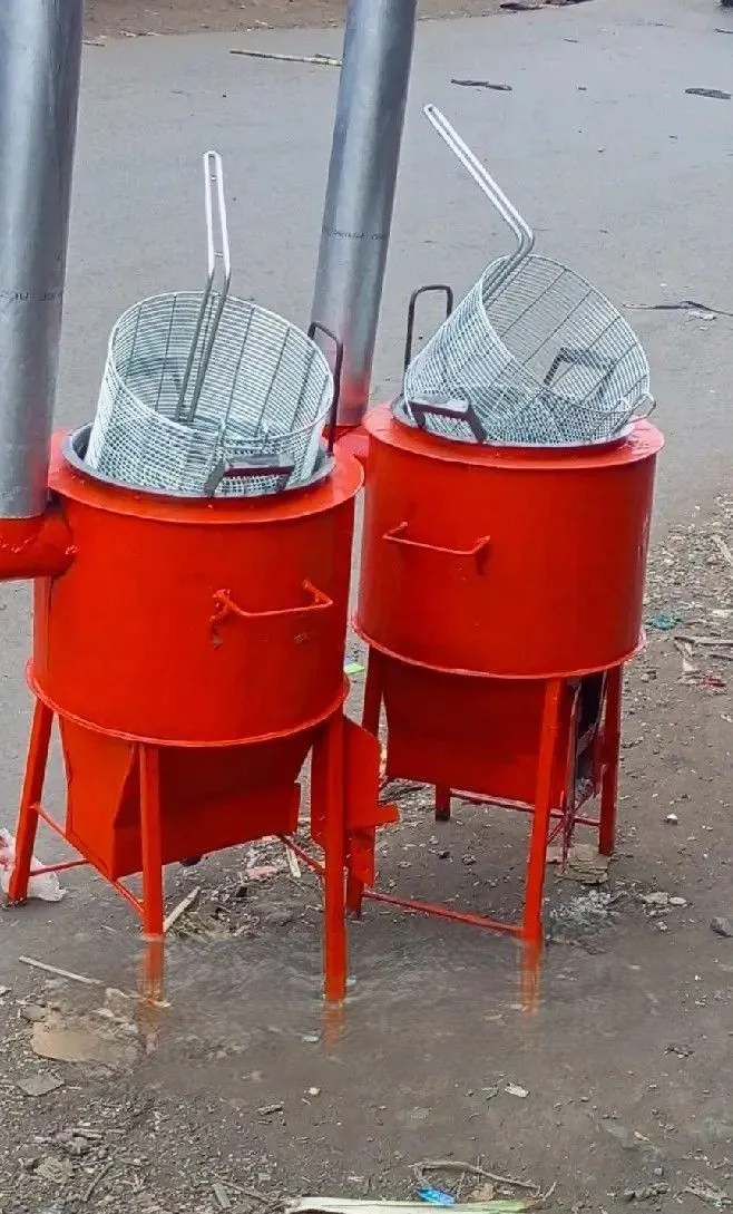 Firewood /Charcoal Chips Fryers Jikos (Small Size)