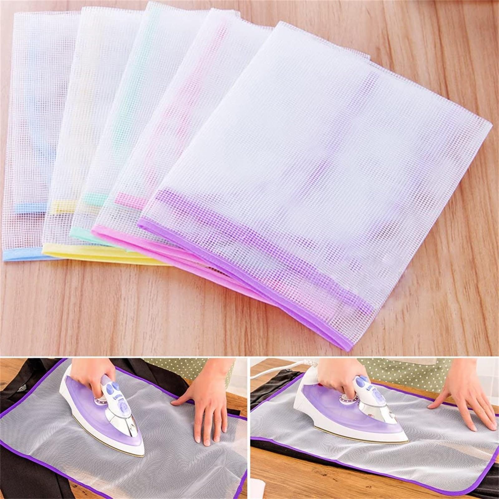 1pc Protective Insulation Ironing Board Cover Random Colors Against Pressing Pad Ironing Cloth Guard Protective Press Mesh &D3-5 ,Size 40 cm by 60cm