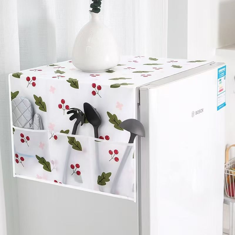 Microwave / fridge / washing machine Dust Cover Size 130x54cm – Protective Fabric Cover  Keep Appliances Clean, Dust-Free and Protected from Grease, waterproof material