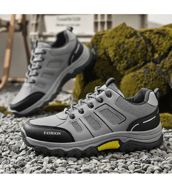 Men's Work Shoes Work Boots - Anti-Slip Breathable Lightweight for Farm Outdoor Hiking Trekking Running Sports Casual Wear Farm Shoes Keny