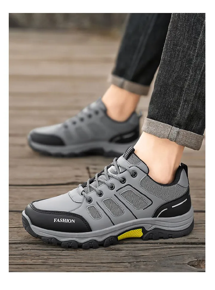 Men's Work Shoes Work Boots - Anti-Slip Breathable Lightweight for Farm Outdoor Hiking Trekking Running Sports Casual Wear Farm Shoes Keny