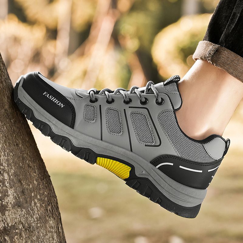 Men's Work Shoes Work Boots - Anti-Slip Breathable Lightweight for Farm Outdoor Hiking Trekking Running Sports Casual Wear Farm Shoes Keny
