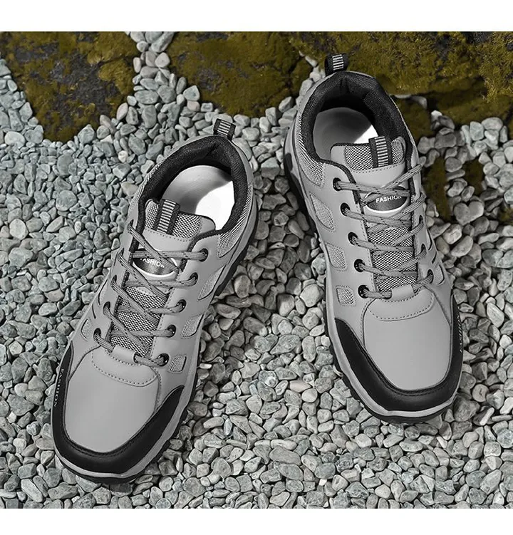 Men's Work Shoes Work Boots - Anti-Slip Breathable Lightweight for Farm Outdoor Hiking Trekking Running Sports Casual Wear Farm Shoes Keny