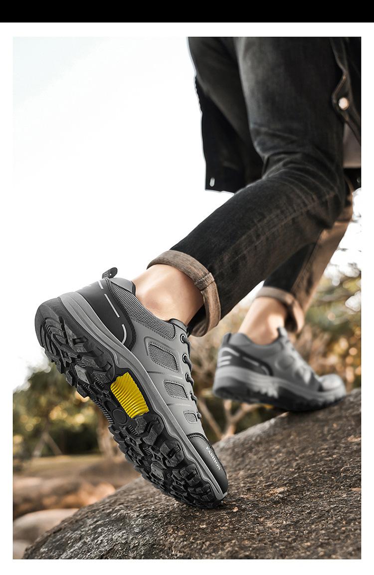 Men's Work Shoes Work Boots - Anti-Slip Breathable Lightweight for Farm Outdoor Hiking Trekking Running Sports Casual Wear Farm Shoes Keny