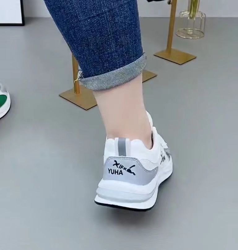 Women's Breathable Mesh Casual Sneakers Lace-Up Running Shoes for Daily Sports & Gym, Comfortable Lightweight Design women shoes women sneaker shoes