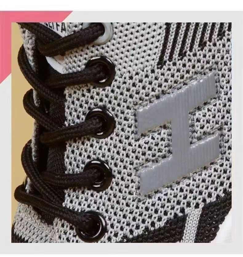 Women's Flyknit Running Shoes - Breathable Mesh Casual Athletic Sneakers with Cushioned Insole, Non-Slip Sole for Gym and Outdoor Activities, Fashion Lightweight Walking Shoes