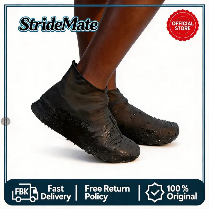 African Monsoon Essentials: 2.8mm Latex Overboots - Mud-Proof Rain Shoe Covers with 7-Level Anti-Slip Grip for Nairobi Flood Zones, Heavy-Duty Toe Armor in Vibrant Colors