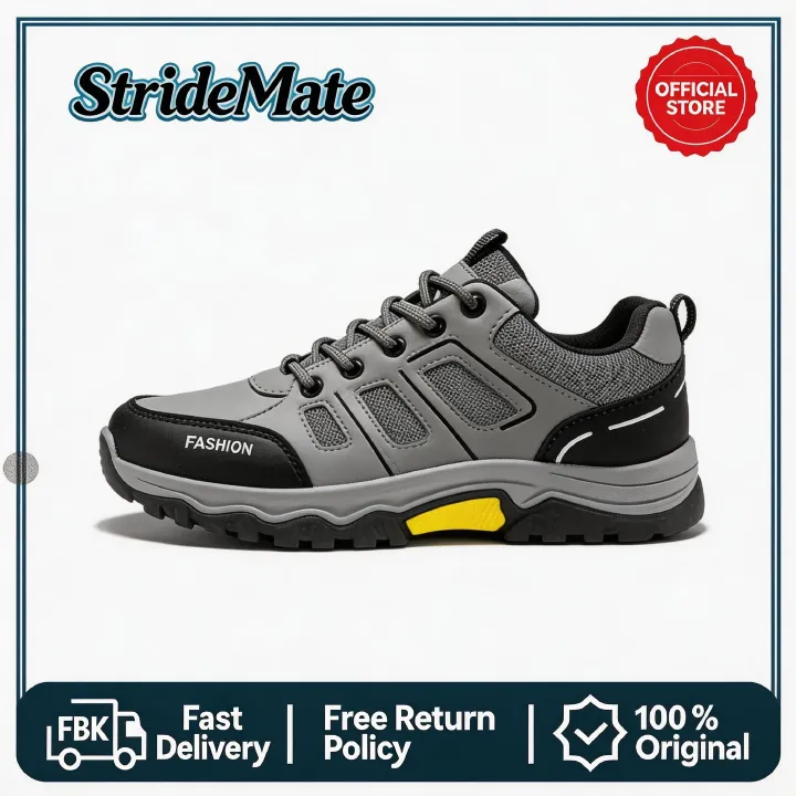 Men's Work Shoes Work Boots - Anti-Slip Breathable Lightweight for Farm Outdoor Hiking Trekking Running Sports Casual Wear Farm Shoes Keny