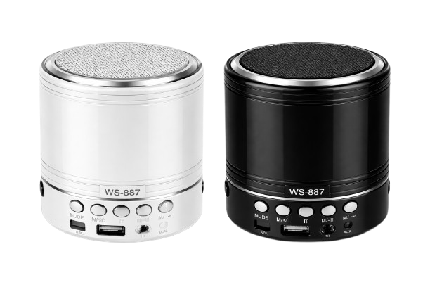 WSTER MINI BLUETOOTH SPEAKERS WITH MP3 AND FM RADIO