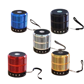 WSTER MINI BLUETOOTH SPEAKERS WITH MP3 AND FM RADIO