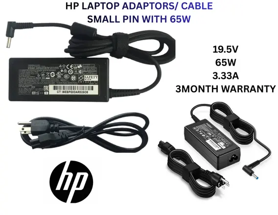 Hp Small Pin Charger |Blue|