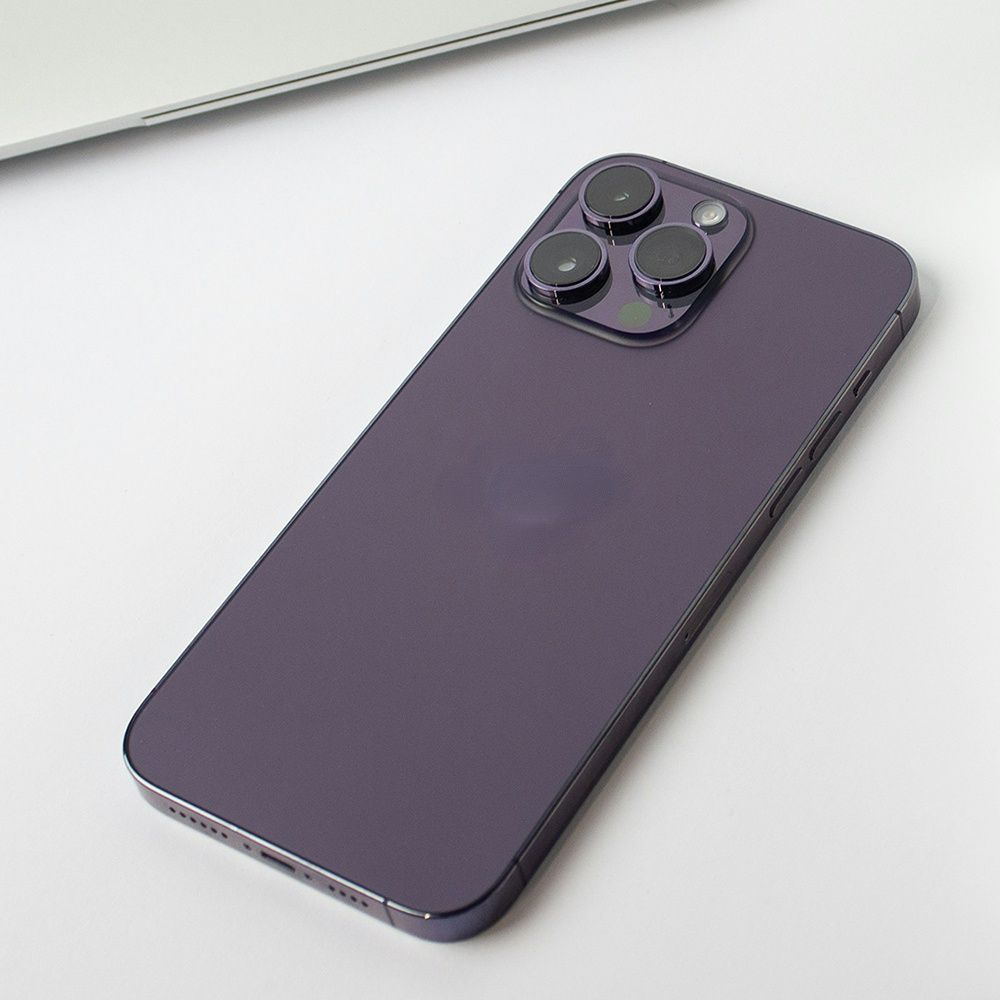 Apple iPhone 14 Pro Max 256GB Deep Purple – Open Box Like New, original factory-unlocked 5G smartphone with A16 chip, pro camera, smooth display & long-lasting battery