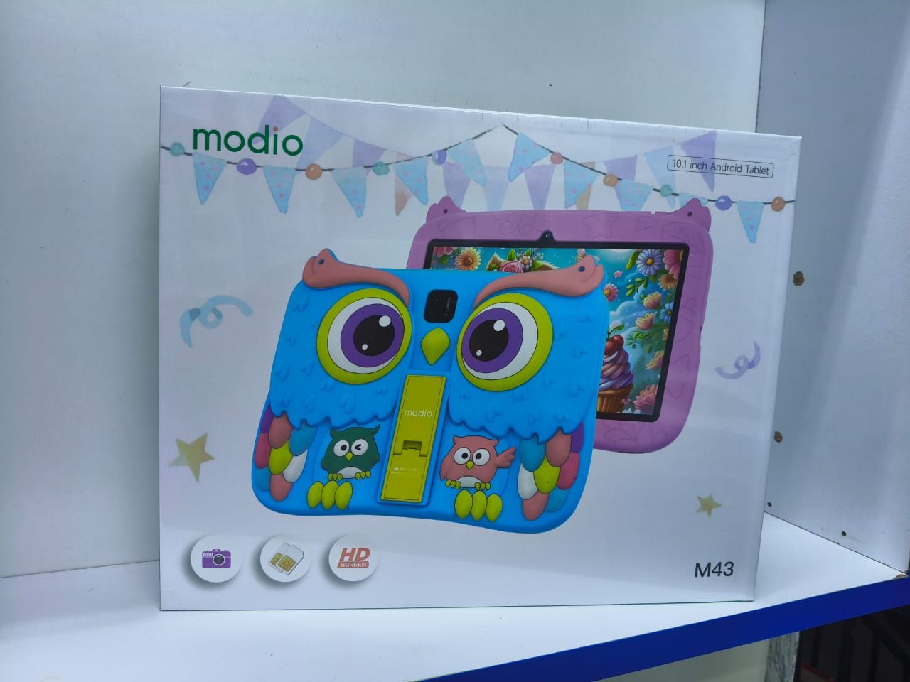Modio M43 10.1″ Android 13 Tablet – 8GB RAM, 512GB Storage, 10000mAh Battery, Dual SIM, 8MP+5MP Camera, FREE Touch Pen & Smart Watch, Perfect for Work, Learning & Fun ✅