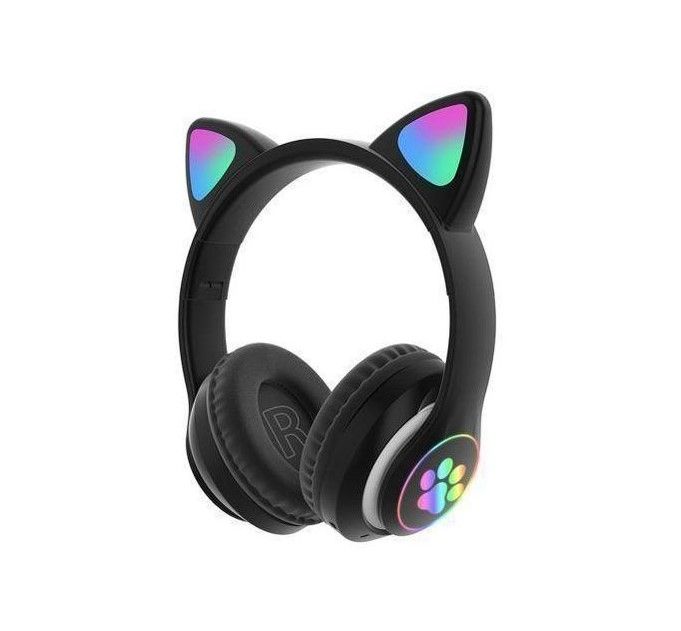 Viv 23 Cat Headphones – Pink & Black Over-Ear Headphones, Restocked, Comfortable Design with Clear Sound and Durable Build