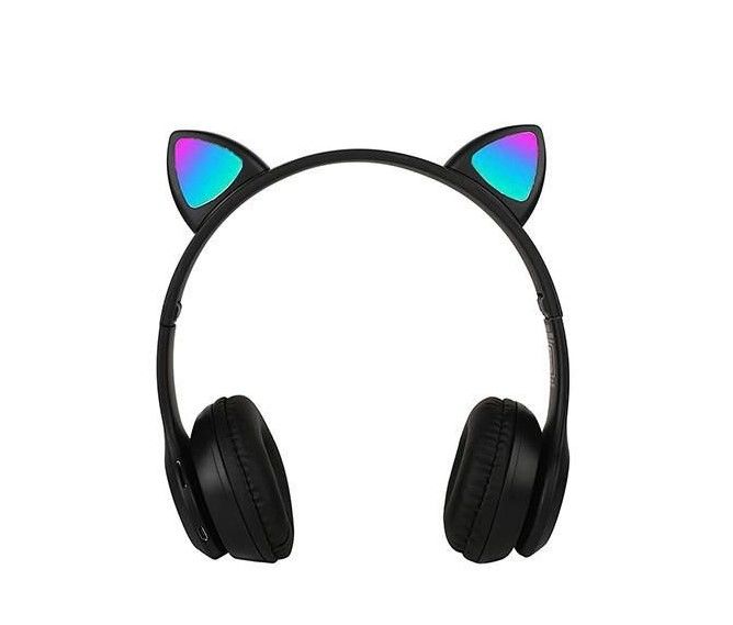 Viv 23 Cat Headphones – Pink & Black Over-Ear Headphones, Restocked, Comfortable Design with Clear Sound and Durable Build