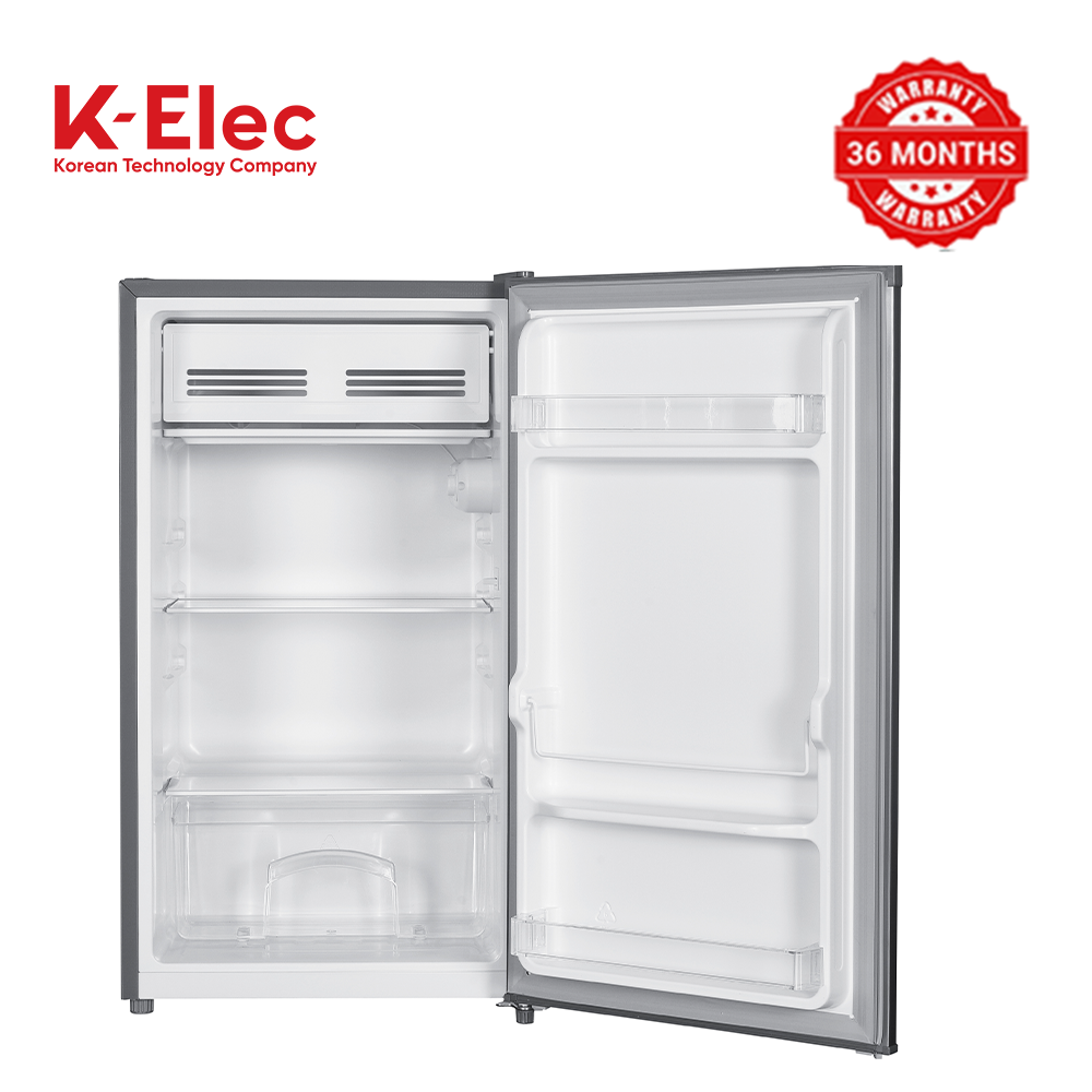 K-ELEC Single Door Fridge 90Litres KR14-SDC-KSC Energy Efficient, Compact Fridge with Freezer Compartment & 36 Months Warranty
