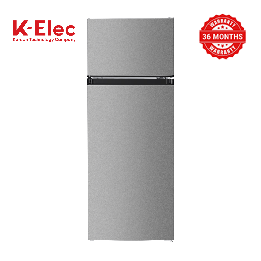 [EASTER SALE OFFER ] K-ELEC 356L Fridge (3 YRS WARRANTY ) KR56-TM-NFC-KBI Double door Refrigerator Top mount no-frost VCM door Mechanical control Recessed handle, with egg, ice tray Lock And Key