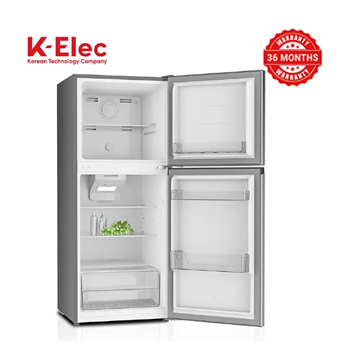 K-ELEC 181L Fridge Model KR30-TM-NFC-KBI Double door Refrigerator Top mount no-frost VCM door Mechanical control Recessed handle, with egg, ice tray Lock And Key & 36 Months Warranty