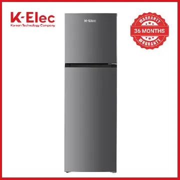 K Elec 247L Double Door Fridge