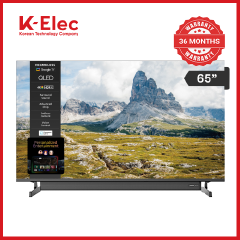 K-Elec 65″ 4k QLED Smart Google TV with Built-in Soundbar | Netflix · YouTube · Showmax | WiFi | 3-Year Warranty