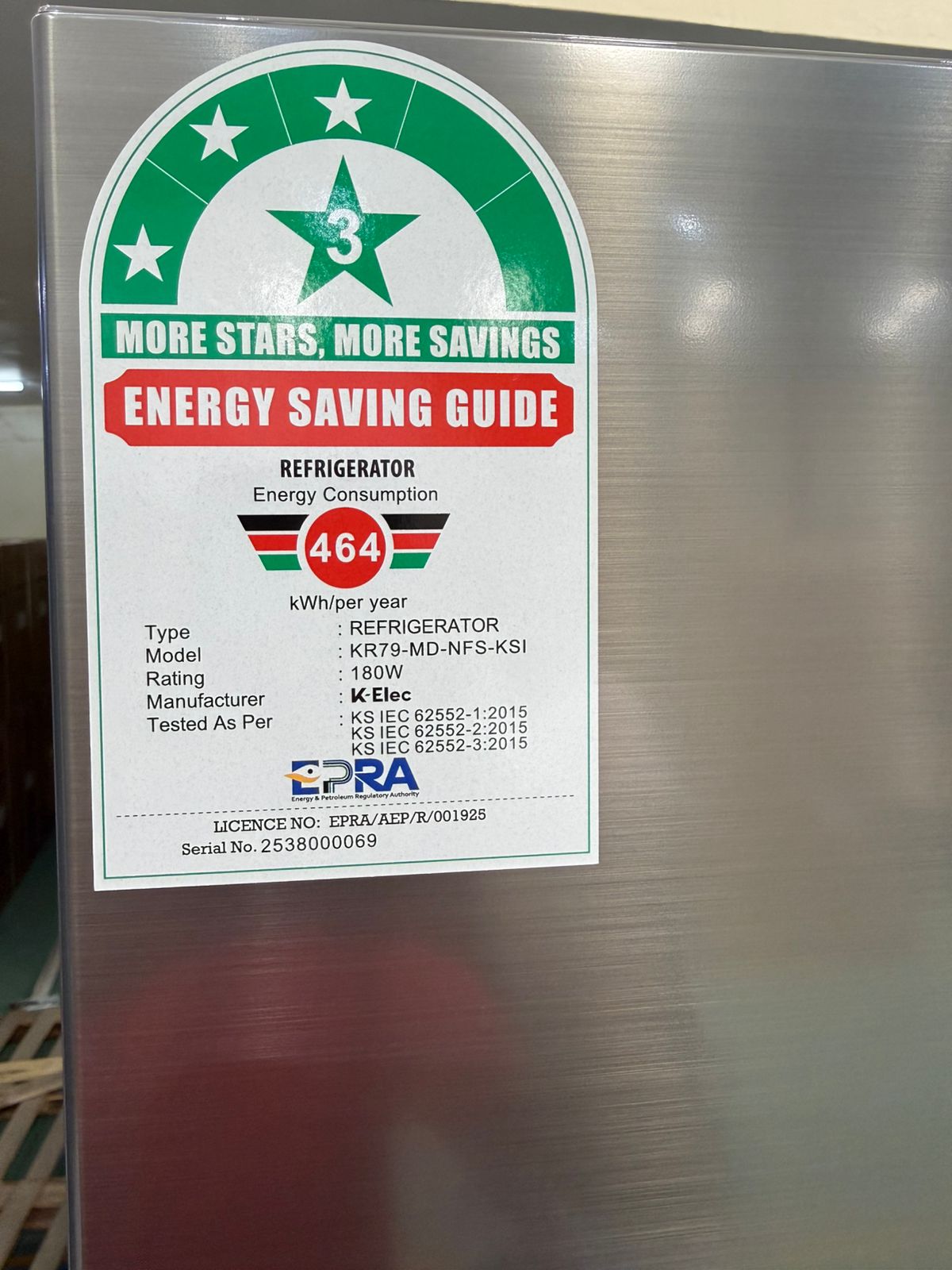 K-ELEC 466L 4-Door Refrigerator, Model KR79-MD-NFC-KBI Black With 3 Years Warranty plus 10 Years Warranty on the Compressor and 20 Years Guarantee+ Free Fridge Guard