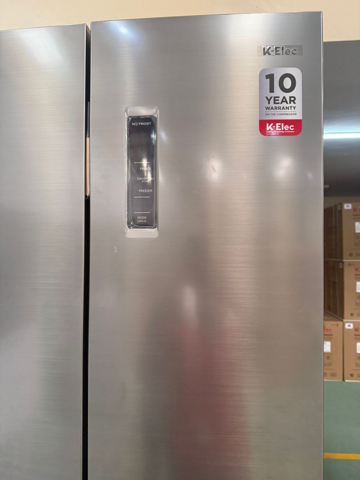 K-ELEC 466L 4-Door Refrigerator, Model KR79-MD-NFC-KBI Black With 3 Years Warranty plus 10 Years Warranty on the Compressor and 20 Years Guarantee+ Free Fridge Guard