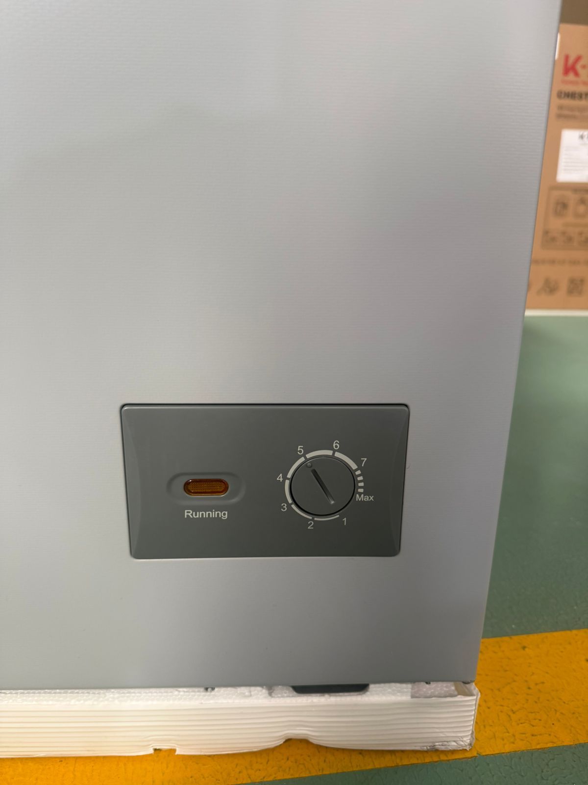 K-ELEC 200 Litres Vertical Chest Freezer KC25-KSS Energy Efficient Deep Freezer Perfect for Home & Business Use Fast Cooling Refrigerator + Free Fridge Guard