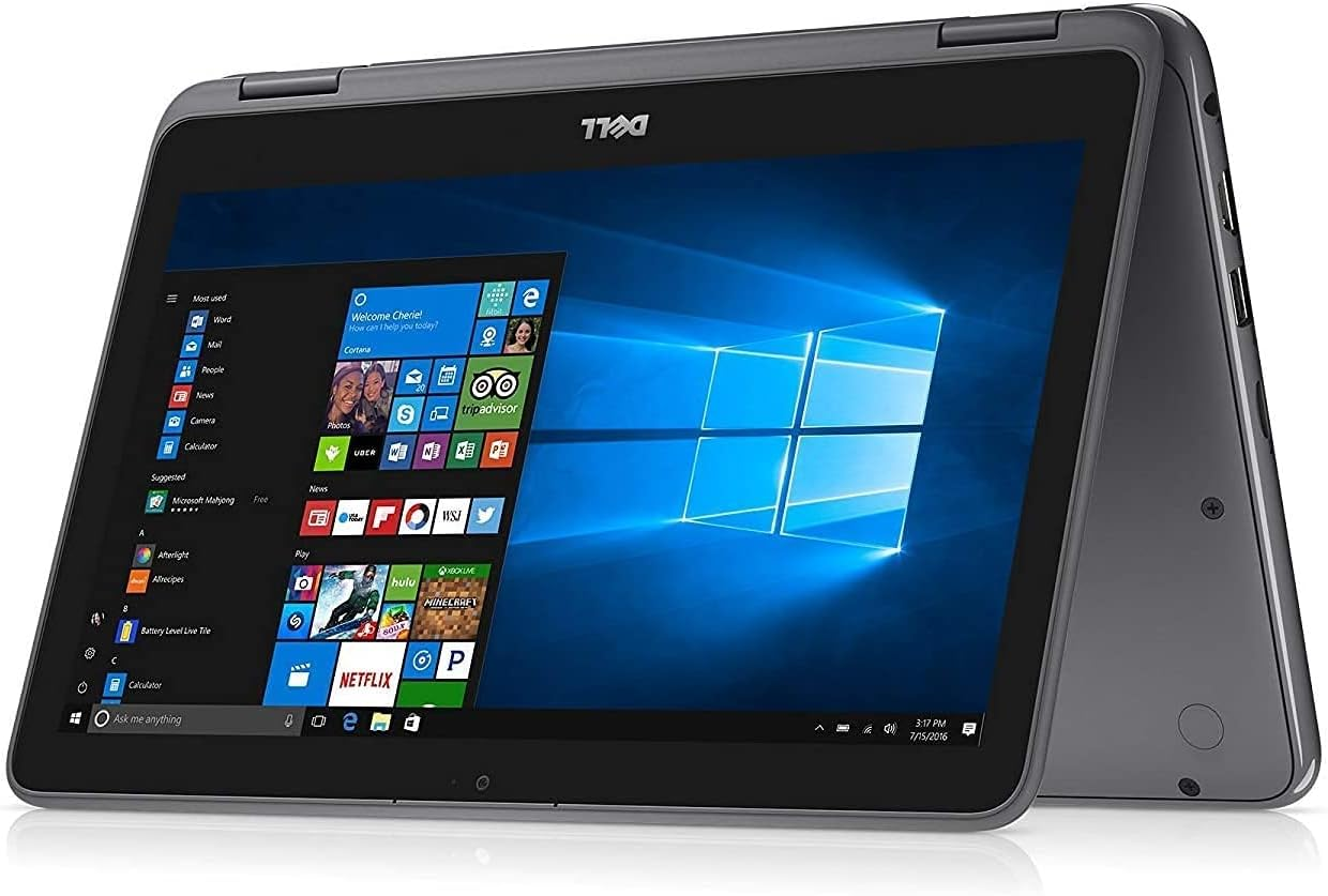 {Free mouse } Touchscreen 2 in 1 Laptop Refurbished Dell 3190 Intel Pentium 4GB Ram 128GB SSD 11.6'' INCH Refurbished Laptop Computer Notebook with windows 10 and office installed