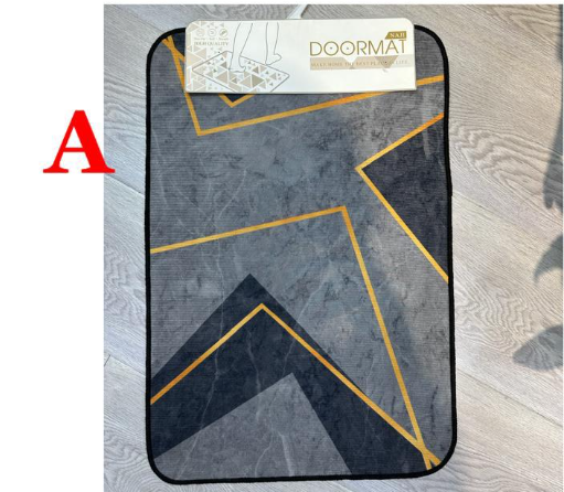 Premium 40x60cm Welcoming Door Mat – Non-Slip, Super Absorbent, Heavy-Duty Entrance Rug for Home, Office, Balcony & Doorway – Available in Grey or Black