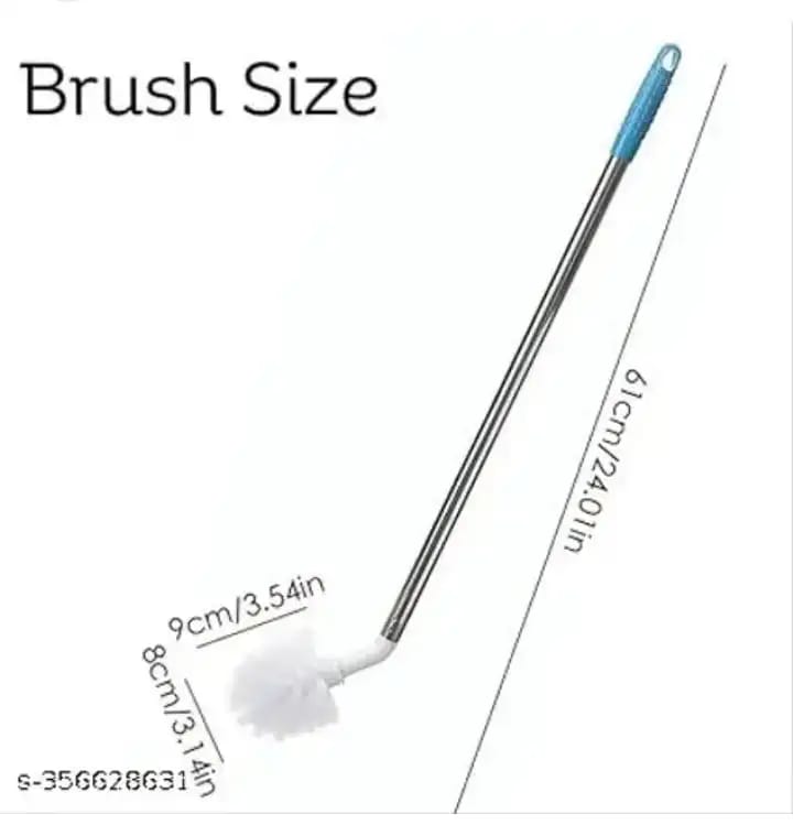 Bent Gallon Bottle Cleaning Brush – Long Handle Deep Cleaning Brush for Water Gallons, Jugs & Dispensers (White)