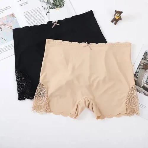 3-pack ladies biker shorts panties. Soft, stretchy and breathable underwear for all-day comfort. Assorted colors.