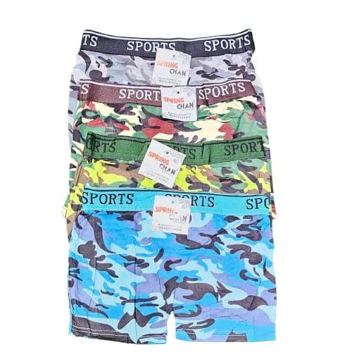 6pcs Boys Brief Boxers – Soft Stretch Cotton Underwear for Kids (2–5 Years)