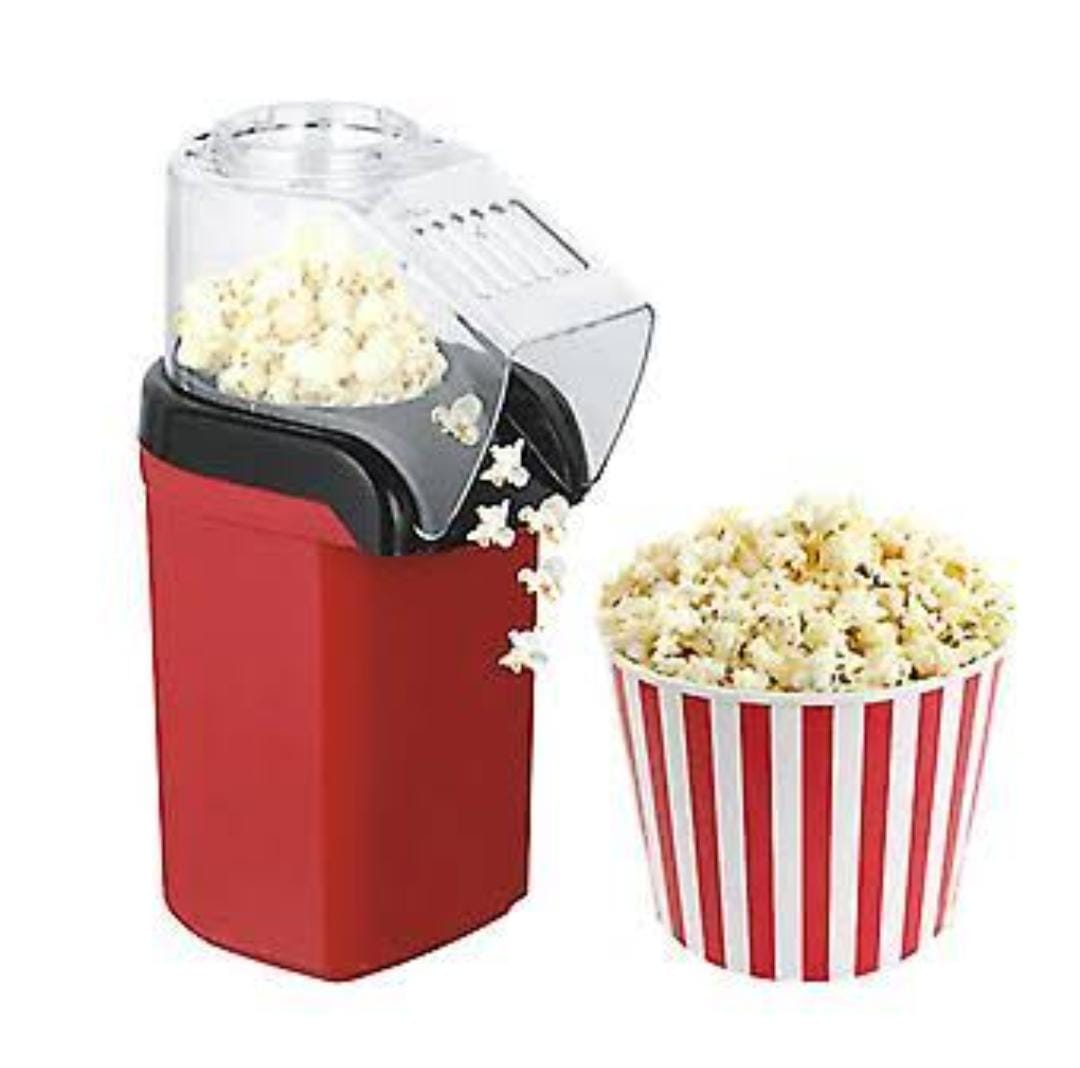 PopPure Electric Hot Air Popcorn Maker | Oil-Free Healthy Snacking | 1200W, 240V (Fast & Easy Clean)