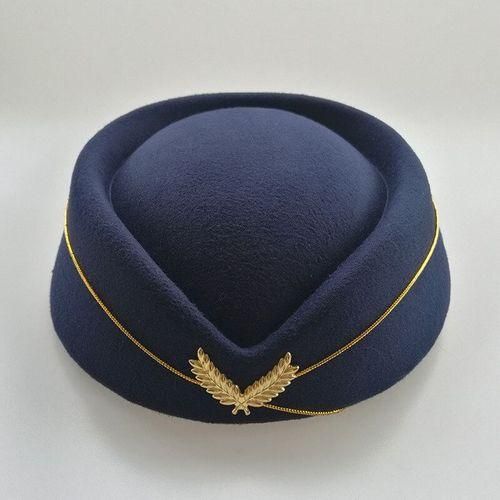 Women Stewardess Cap Uniform Plane/Stage Perform Hat Air Hostess Cap