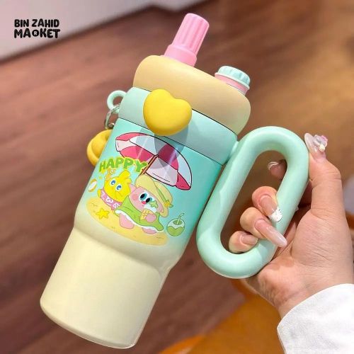 Stanley Cup (Black)Insulated Stainless Steel Tumbler Mug Cup – Long-Lasting Hot & Cold, stanley cup style,Premium Leakproof Travel Cup