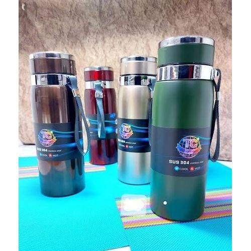 TC 1L Insulated Thermal Bottle Coffee Vacuum Flasks Stainless Steel Thermos Bottle Super Resistant Ideal for Hot and Cold Drinks.