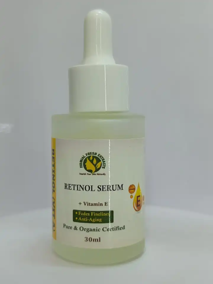 RETINO  VITAMIN A&E)
Key Benefits of Retinol + Vitamin E Serum
Anti-Aging & Wrinkle Reduction: Retinol stimulates collagen and elastin, significantly diminishing the appearance of fine lines, wrinkles